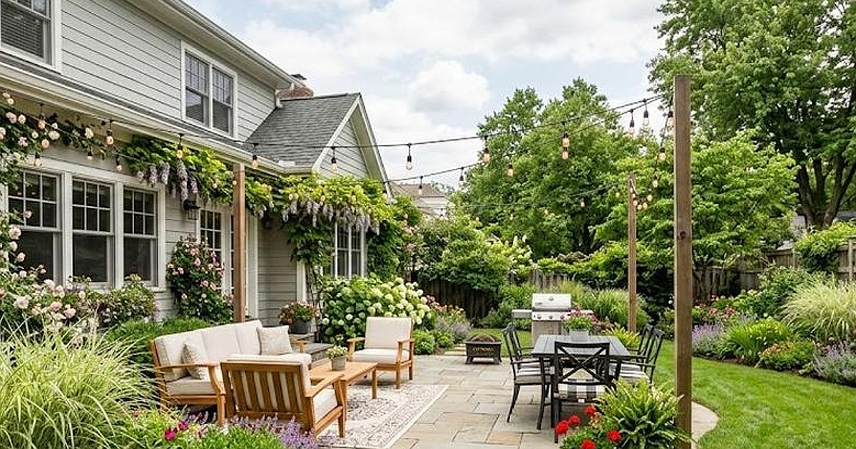 Outdoor fireplace detail image