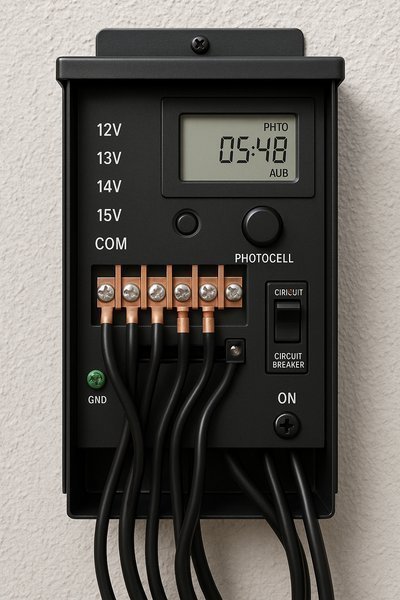 Landscape lighting transformer sizing and electrical planning guide