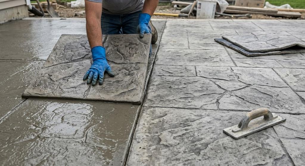 Regional concrete patio price comparison with plain, decorative, and stamped finishes
